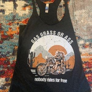 Women’s motorcycle tank top NEW so soft Small